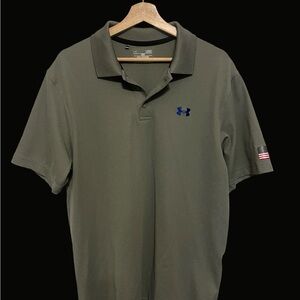 Under Armour Gray Polo Shirt